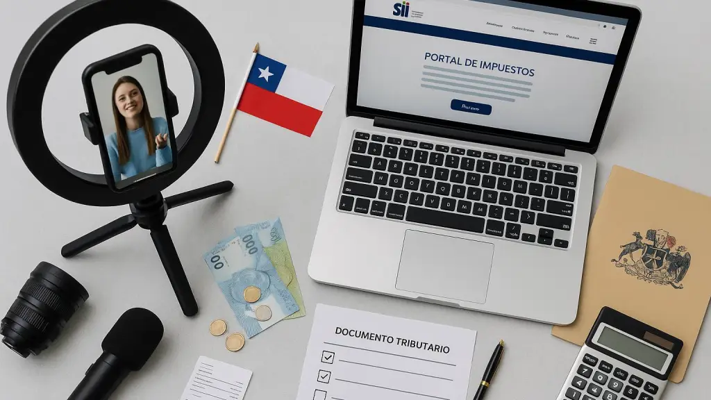 La nueva normativa del SII para influencers impacta la gestión y tributación de los negocios digitales en el país., Imagen generada por IA (ChatGPT).