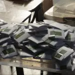 Votos Servel ,instagram @servel.chile