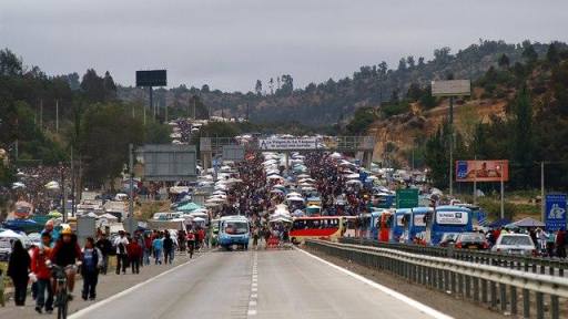 Cierre de la Ruta 68 por la peregrinación a Lo Vásquez: horarios y recomendaciones