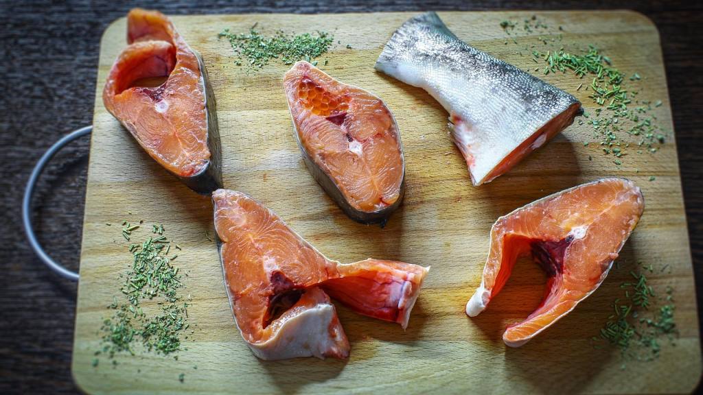 comida, fish, rojo, pink salmon, Pixabay