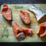 comida, fish, rojo, pink salmon ,Pixabay