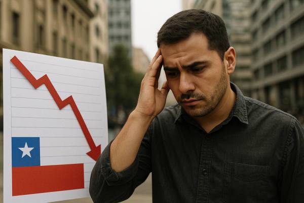 Imacec de julio se desploma 1,5% y anota su peor caída en más de tres años