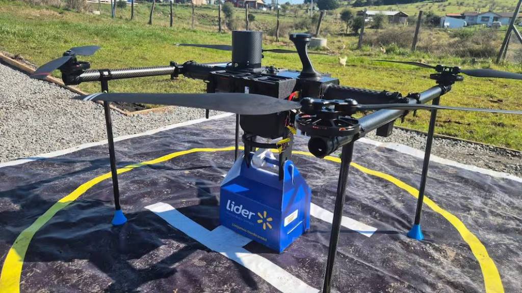 Despacho Drones en la región de Biobío, Lider Walmart 