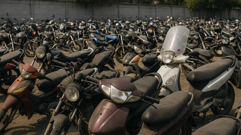 Remate de Motos y Scooters Abandonados Sin Precio Mínimo