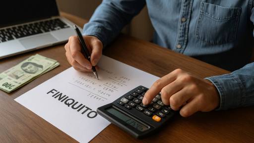 Cómo calcular tu finiquito: indemnización, vacaciones, mes de aviso y topes