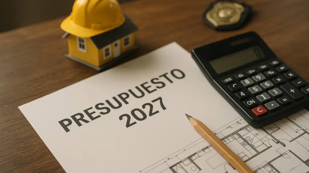 Presupuesto 2027: gasto fiscal crecerá apenas 1,5% y priorizará obras, vivienda y seguridad
