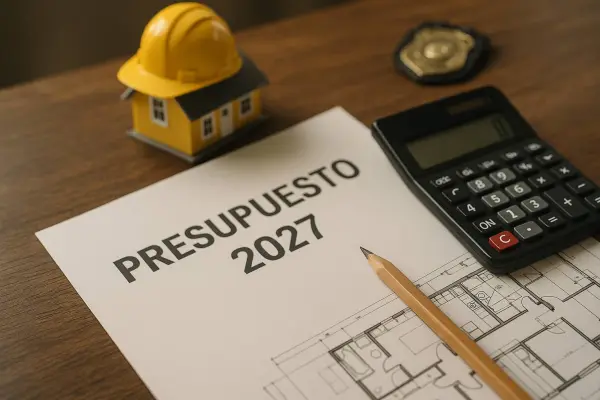Presupuesto 2027: gasto fiscal crecerá apenas 1,5% y priorizará obras, vivienda y seguridad